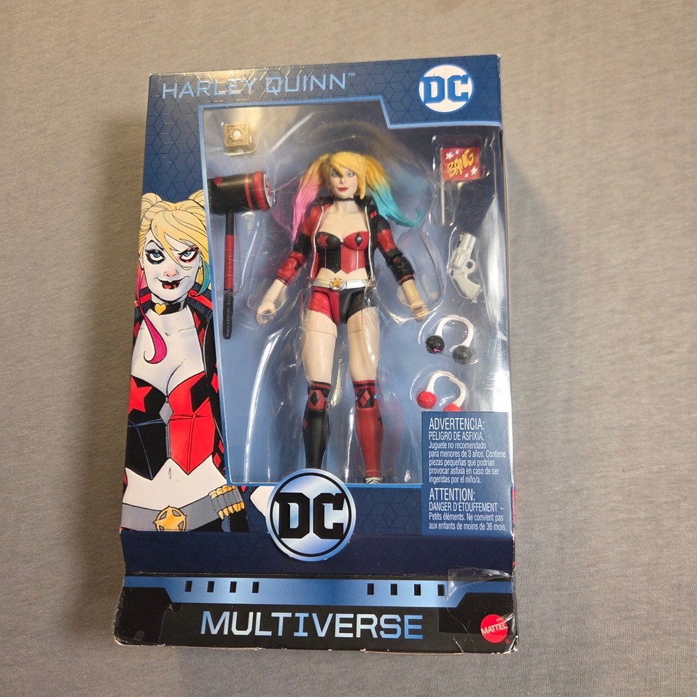 Mattel DC Multiverse Harley Quinn Lex Luthor Collect & Connect Figure FTB40